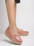 Shoetopia Women'S Flat Loafers Peach,Peach,6,B0D147PWCP