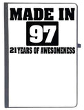 Udnag Ruled Notebook Diary Awesomeness | Made In 97, [A5 80Pages 80Gsm]