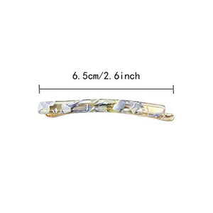 MIAO JIN 14 Pcs Hair Clips Bobby pins Acetate Barrettes Hair Accessories Fashion Geometric Bobby Hair Clips (7 Design)