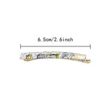MIAO JIN 14 Pcs Hair Clips Bobby pins Acetate Barrettes Hair Accessories Fashion Geometric Bobby Hair Clips (7 Design)