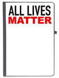 Udnag Ruled Notebook Diary All Lives Matter, [A5 80Pages 80Gsm]