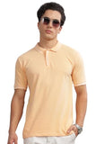 ADRO Polo T Shirt for Men | Plain Polo T-Shirt | 100% Cotton Polo Tshirt | Regular Fit Polo| Available in Plus Size Polo|PN24-ST-PLN-PE-XL,Peach Fuzz