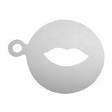 ECOMISTIQ 2xCappuccino Arts Template Portable for Bar Accessories Mousse Oatmeal Cupcake Lips | Other Kitchen Tools & Gadgets Ki