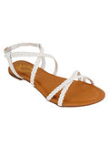 Shoetopia Women'S Platform Heel Sandal-Eu41 /Uk8 /White,White,8,B0BSCBQCVG
