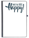 Udnag Ruled Notebook Diary Happy | We Are Reel Happy, [A5 80Pages 80Gsm]