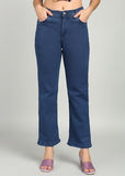 Nifty Women'S Denim Stretchable Straight Fit Jeans (1457_Bta_28_Medium_Blue_28)
