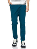 Fyltr Men'S Taper Fit Stretch Cotton Joggers With Elasticated Waistband & Drawstrings,Surreal Teal,Surreal Teal,28