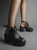 Shoetopia Girls Find Black Heeled Sandal - 7 Uk (Girls-Find-Black),Black,7,B0CQK49B2Z