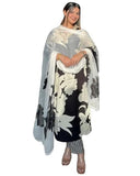 Gosriki Women'S Rayon Viscose Printed Straight Kurta With Pant & Dupatta (5Jee Black-Vks03-Gs_M_Black_Medium),Black,,B0DTK699X6