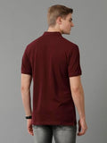 Adro Premium Cotton Polo For Men (Pn23-H-Pln-Mr_Maroon_2Xl)