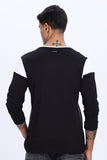 ADRO Men Full Sleeve T-Shirt | Soft Cotton Tshirt for Men|Casual Fashion Multi Color Full Sleeve Round Neck Tshirt for Men|FR24-OLBL-S,Black, Olive