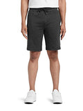 XYXX Athleisure Men's Cotton Shorts | Super Soft Knee Length Comfortable Everyday Wear | Relaxed Fit Solid Code Shorts with Zipper Pocket | Pack of 1 (Grey Large),Grey