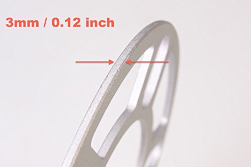 Autobahn88 0.12 (3mm) Universal Vehicle Wheel Spacer, for PCD 4x98 4x100 4x110 4x108 4x112 4x114.3 5x100 5x110 5x108 5x112 5x1