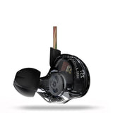 KZ ZST Dynamic Hybrid Dual Driver in Ear Earphones (Black with Mic)