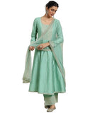 Libas Women'S Chanderi Silk Kurta Set (49286