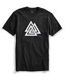 Adro Triangle Mens Printed T-Shirt (Rnr-M-Tkt-Bl_Black_S)