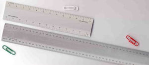 Alumicolor Architect Ruler w/ 4 Bevel Scale for Drawing, Drafting & Engineering, Left to Right Calibrations Divided by 1/32, 1/1