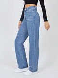 Toplot Straight Leg Jeans For Women (Jeans-Denim-5156-Light Wash-36),Light Wash,36,B0DFGNLJ2P