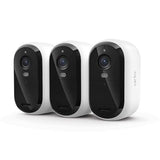 Essential 2K Outdoor Camera (3Rd Generation), White, 3 Pack