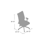 Boss Office Products Boss Mesh Task Chair, Black