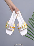 Shoetopia Casual White Flats For Women & Girls /Eu37,White,4,B0DJJWXBFB