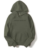 Adro Men'S Cotton Neck Hooded Sweatshirt (H22-M-Ar2-Ol_Olive_2Xl)