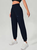Leriya Fashion High Waist Trouser For Women | Summer Track Pants | Korean Trousers | Joggers Pants (X-Large, Blue)