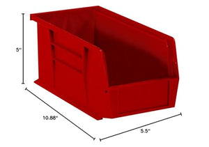 Bin10-7/8X5-1/2X5Red (Pack Of 1)