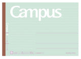 KOKUYO Half B5 Horizontal Notebook, Pastel Color Campus, 293BTL1 [B6 /6mm(Brule) / dotted rule/Mint Green]