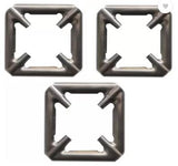 Auraaq Universal Removable Metal Square Burner Stand Holder for Small Kadai, Bowls, Vessels, Pan, Pots, Utensils, Vagharia, Vati