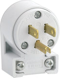 Angle Ground Plug 15A Wh (Pack Of 1)