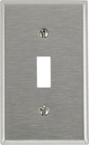 SWITCH WALLPLATE 1G STL (Pack of 1)
