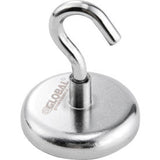 Global Industrial Neodymium Magnetic Hook 40 Lbs. Pull 6/Pack