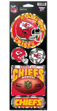 Kansas City Chiefs Stickers Prismatic -Like New