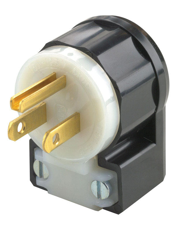 Angled Plug 3Wire 15A Bl (Pack Of 1)