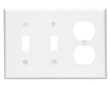 WALLPLAT 2SWTH/RECPT WHT (Pack of 1)