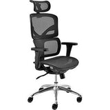 Interion® Ergonomic Chair With High Back & Adjustable Arms Mesh Black