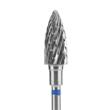 STALEKS - Carbide nail drill bit "Pine Cone" blue, 6/14mm (FT110B060/14) (#212)