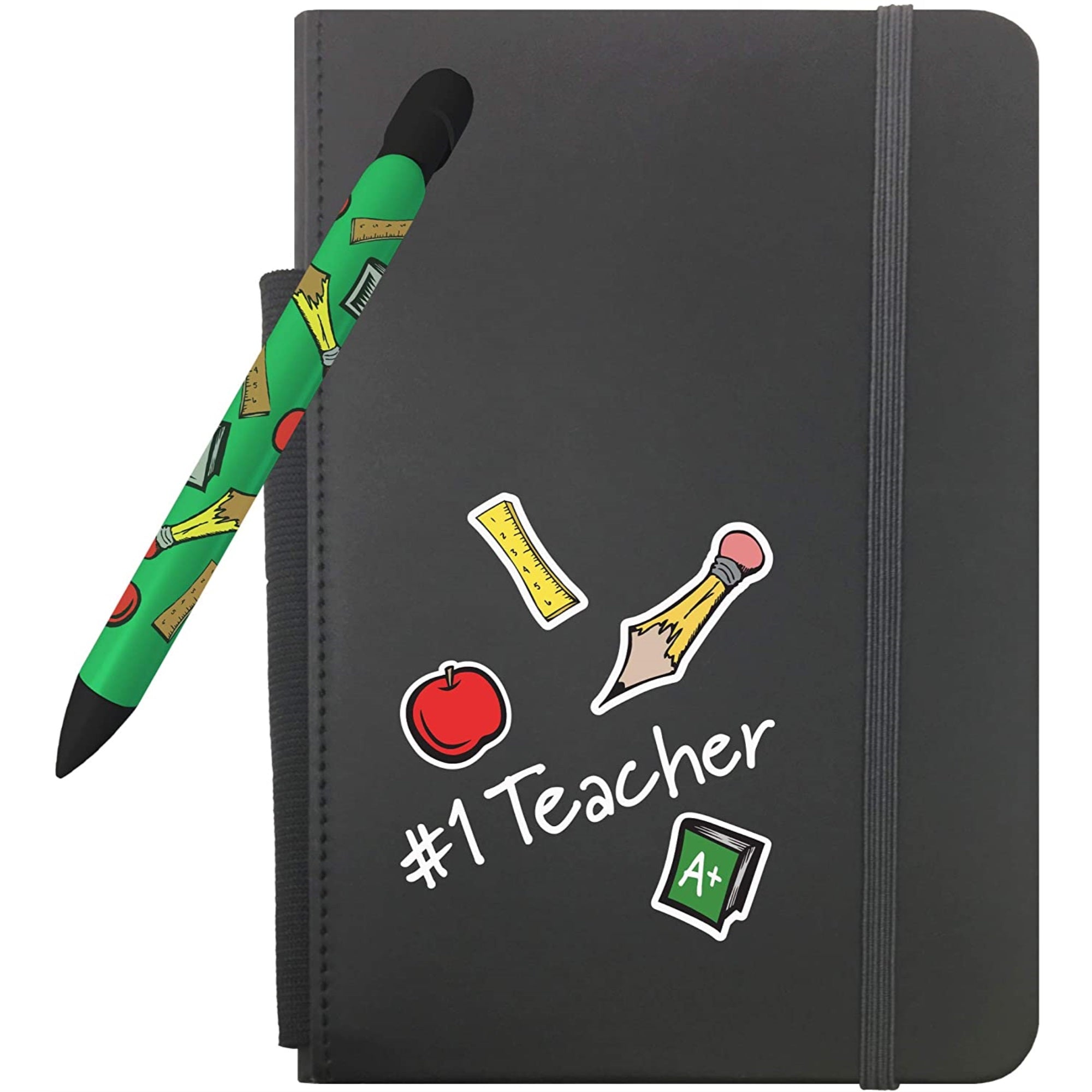 Greeting Pen #1 Teacher 5 X 8.25 Notebook And 1 Rotating Message Pen Set (327)