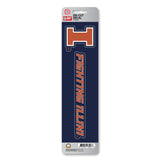 University of Illinois 2 Piece Team Slogan Decal Sticker Set