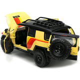 Toyota Fj Cruiser #938 Cream With Matt Black Top With Roof Rack And Stripes Kc Hilites With Extra Wheels Just Trucks Ser