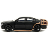 2006 Dodge Charger Matt Black with Outer Cage Fast & Furious Series 1/32 Diecast Model Car by Jada