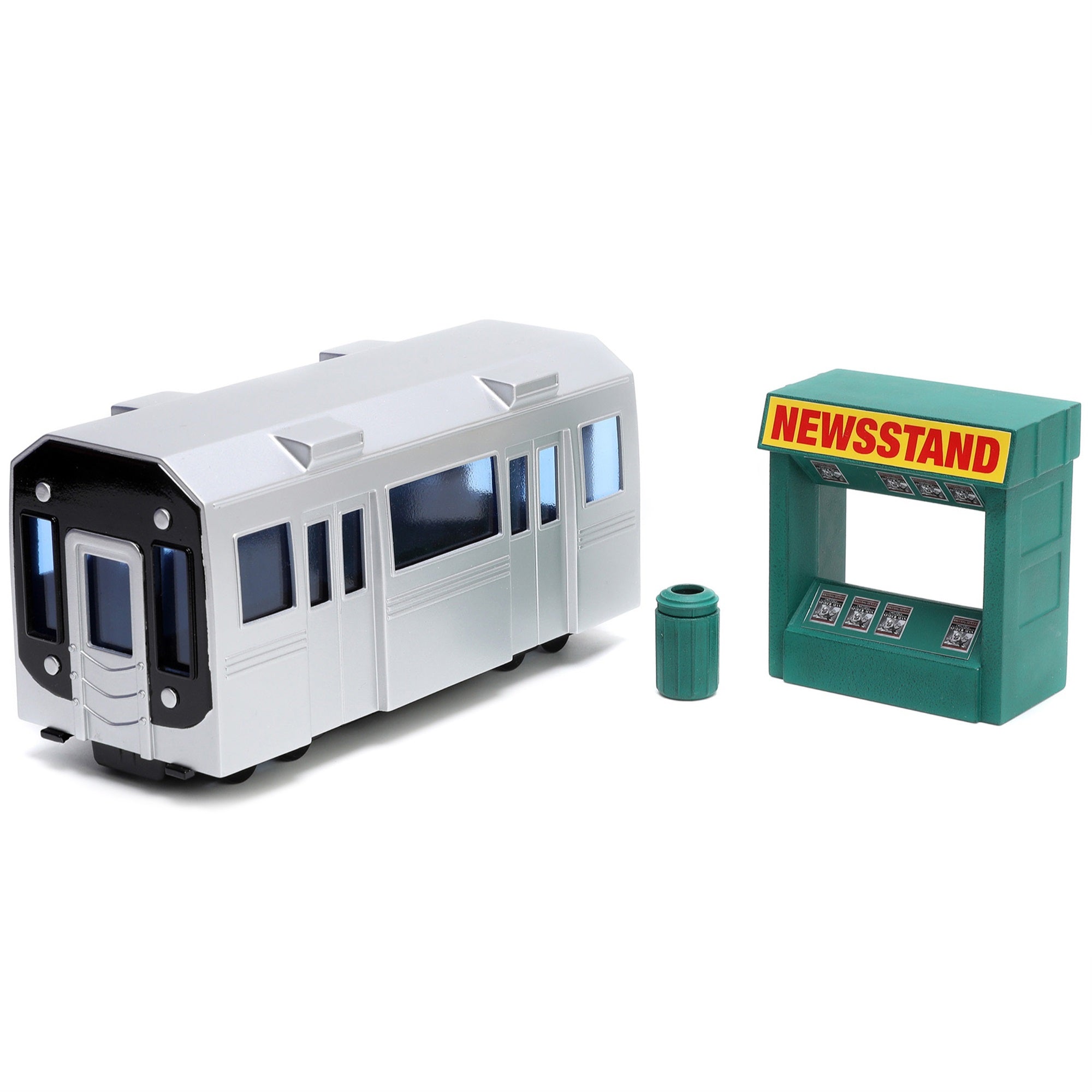 'Daily Bugle'' And Subway Diorama Set With Spider-Man And J. Jonah Jameson Diecast Figures ''Marvel'S Spider-Man'' ''Nano Scene