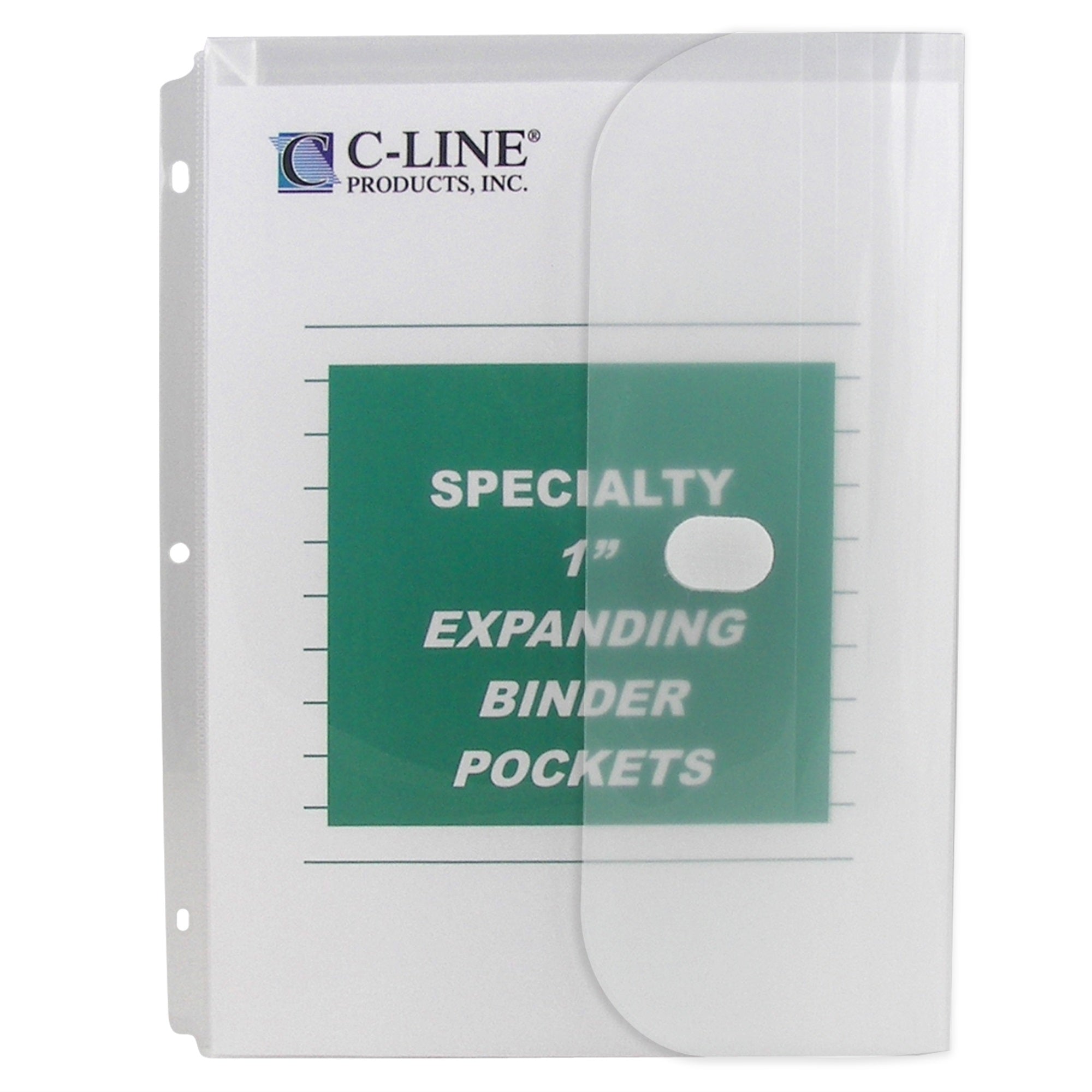 Binder Pocket, Clear, 10/Pk, 33747