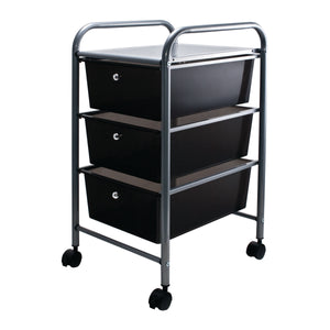 3 Drawer Organizer, Smoke-Colored Drawers