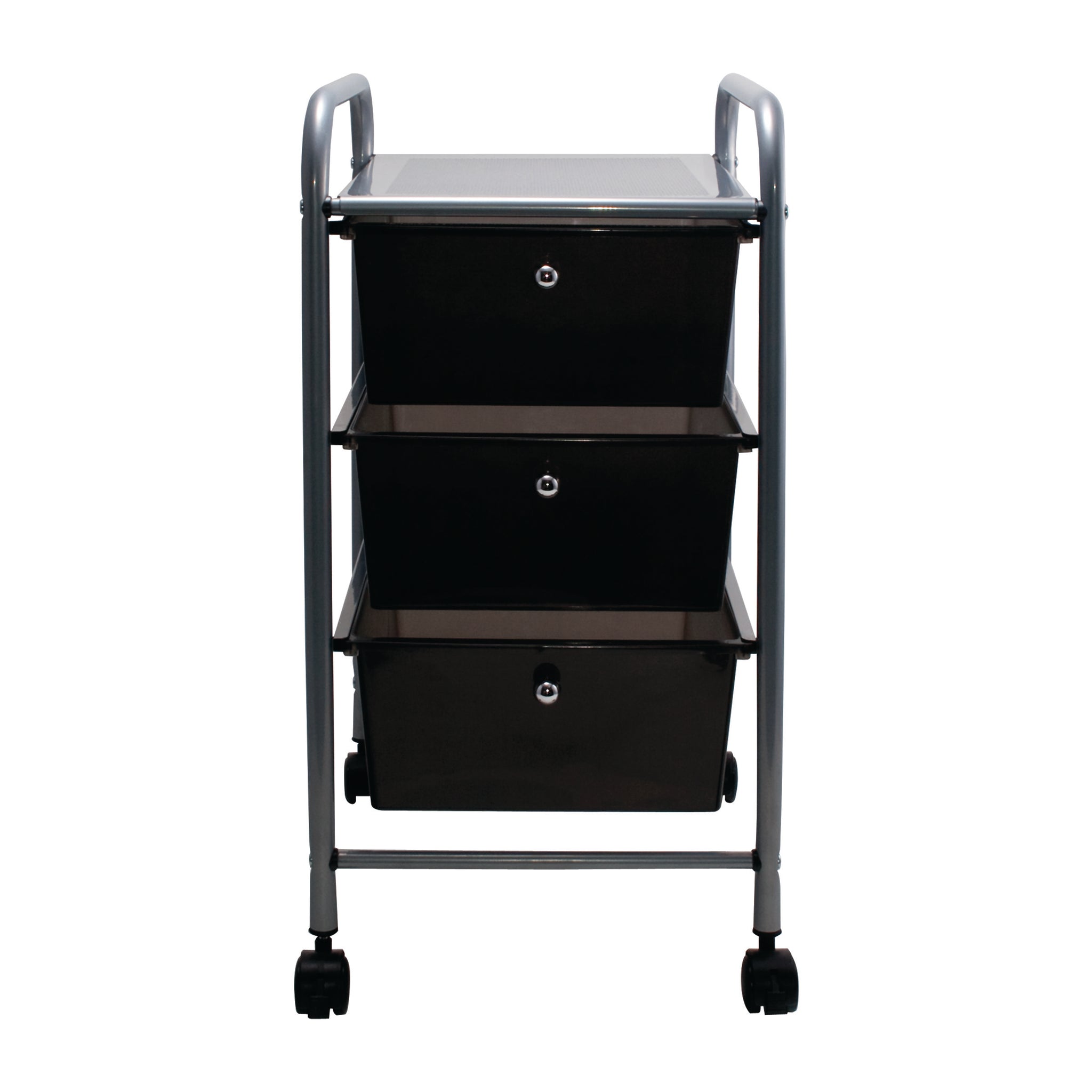 3 Drawer Organizer, Smoke-Colored Drawers