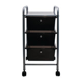 3 Drawer Organizer, Smoke-Colored Drawers