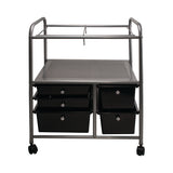 Mobile Organizer File Cart With 5 Drawers