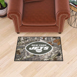 New York Jets Camo Starter Mat Accent Rug - 19In. X 30In.