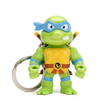 Set of 4 Diecast Figure Key Chains Teenage Mutant Ninja Turtles TV Series Metalfigs Series Diecast Models by Jada